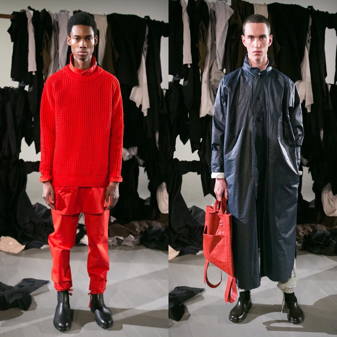 Keiron (@kcaynes) and Georges L (@georges_the_lab_) for Phoebe English AW18. Styling by Ellie Grace Cumming. A huge thank you to Phoebe and her team, @elliegracecumming and @troy_casting for working exclusively with us again this season. ️