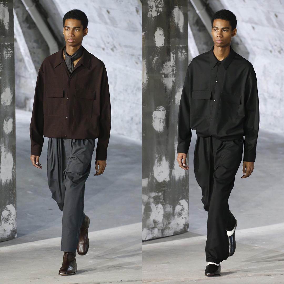 Keiron (@kcaynes) for Lemaire AW18. Thank you @sibylledesaintphalle and @paulineflckr!