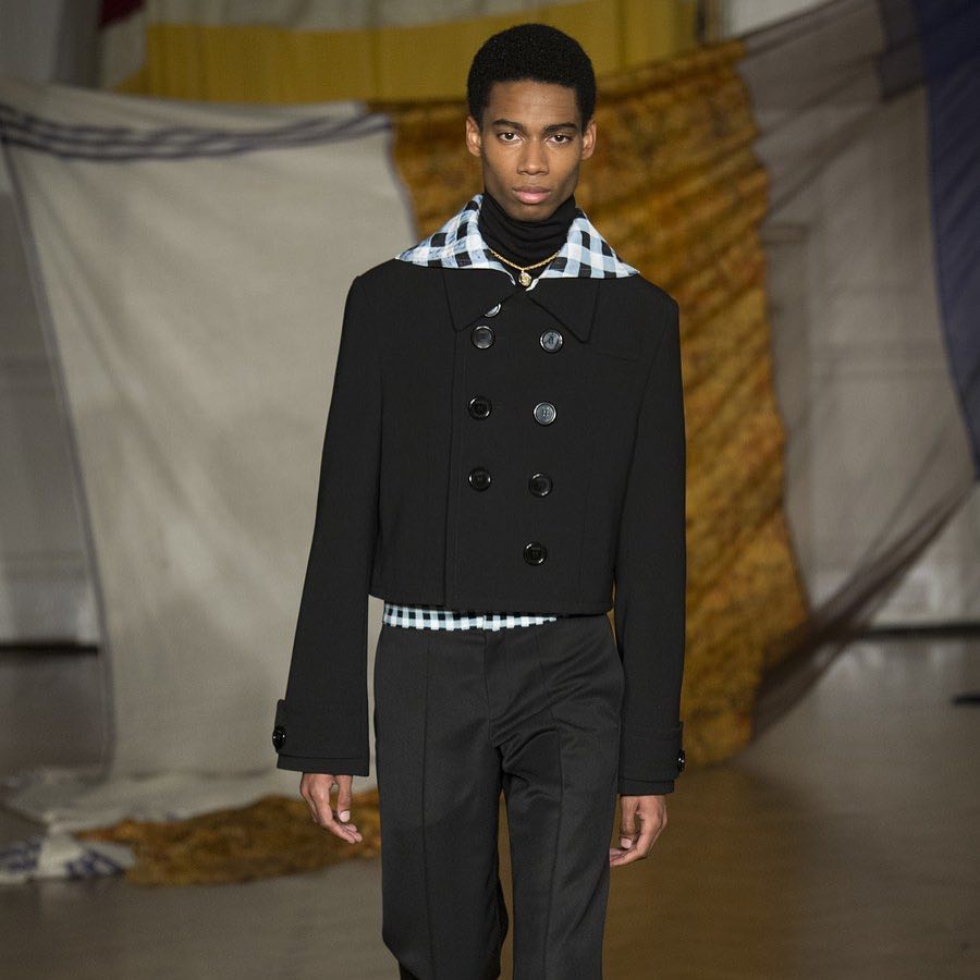 Keiron (@kcaynes) opens Wales Bonner AW18. Styling by Tom Guinness.