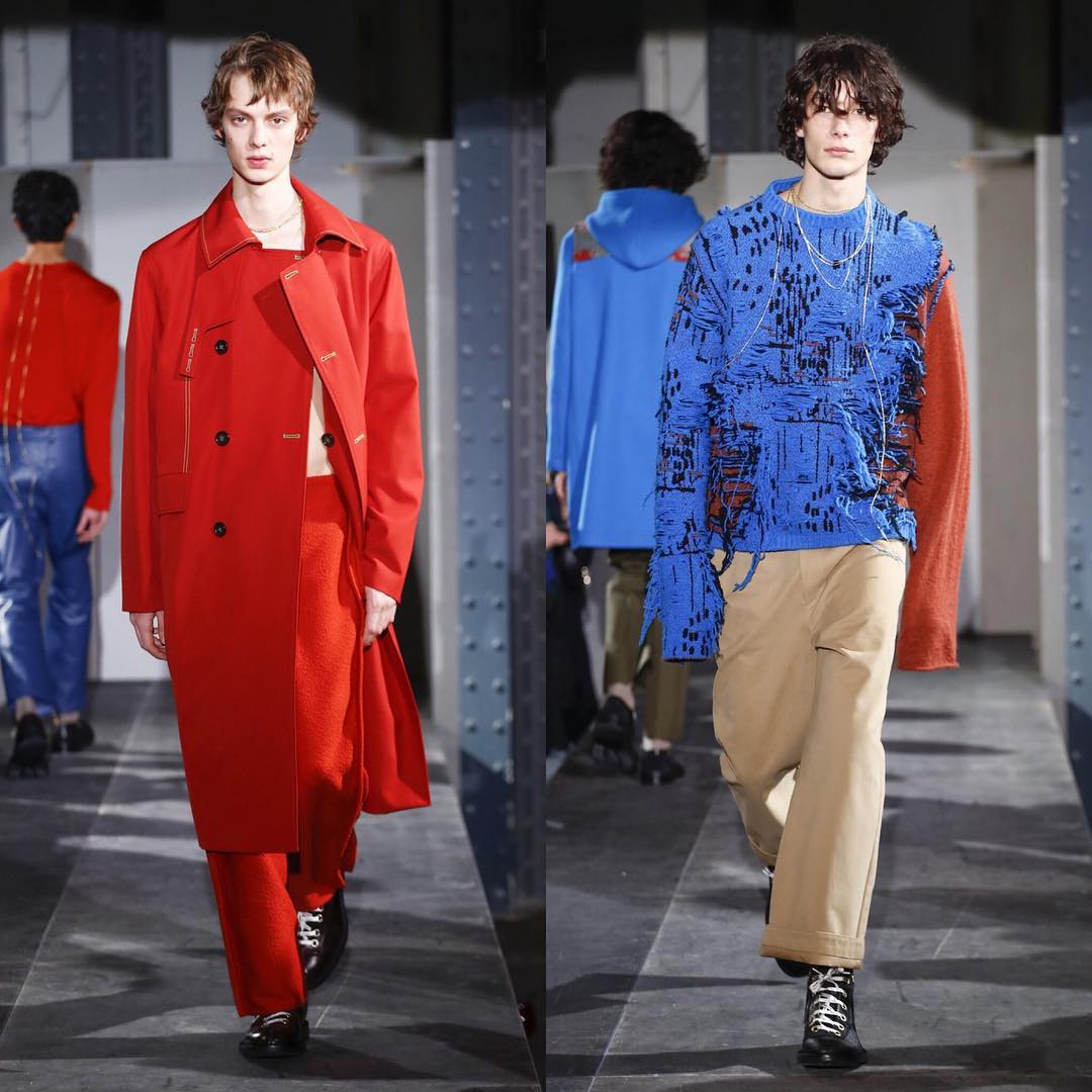 Leon D (@leondame) and Anton J (@antonjaeger) (closed) for Acne Studios AW18. Styling by Celestine Cooney. Thank you @pg_dmcasting, @samuel_ellis and @arthurmejean!