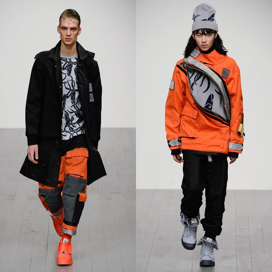 Leon D (@leondame) and Na (@na___c) for Christopher Raeburn AW18. Thank you @ben_grimes_casting!