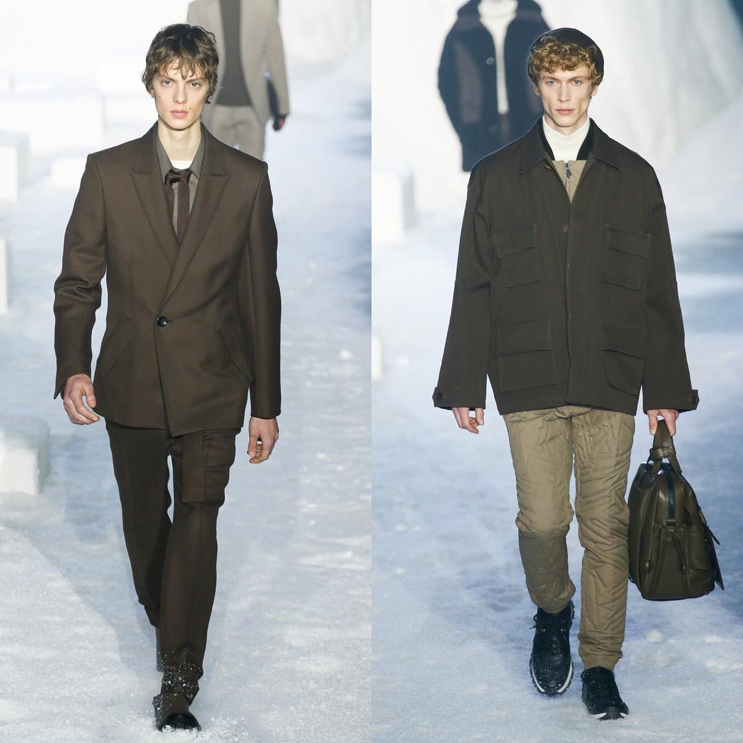 Leon D (@leondame) and Robbi G (@robs_n) for Ermenegildo Zegna AW18. Styling by Julie Ragolia. Thank you @arqa_cast!