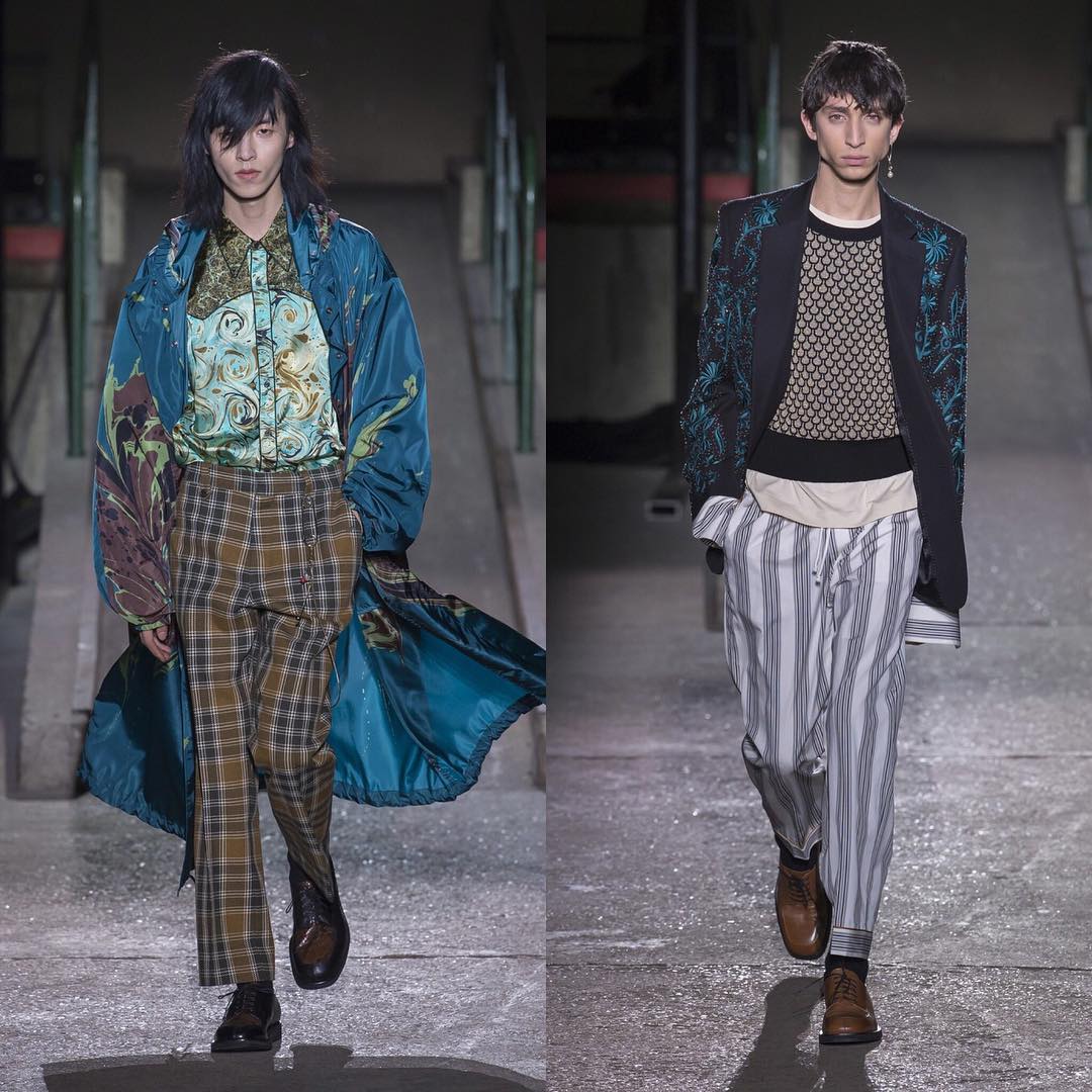 Na (@na___c) and Raad (@raadalgabril) for Dries Van Noten AW18. Styling by Nancy Rohde. Thank you @janvh!