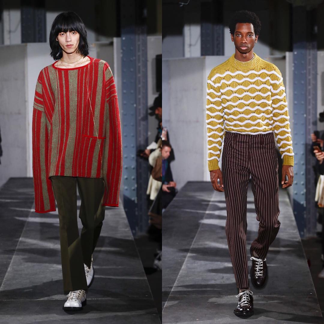 Na (@na___c) (opened) and Benoit (@clubvacances) for Acne Studios AW18. Styling by Celestine Cooney. Thank you @pg_dmcasting, @samuel_ellis and @arthurmejean!
