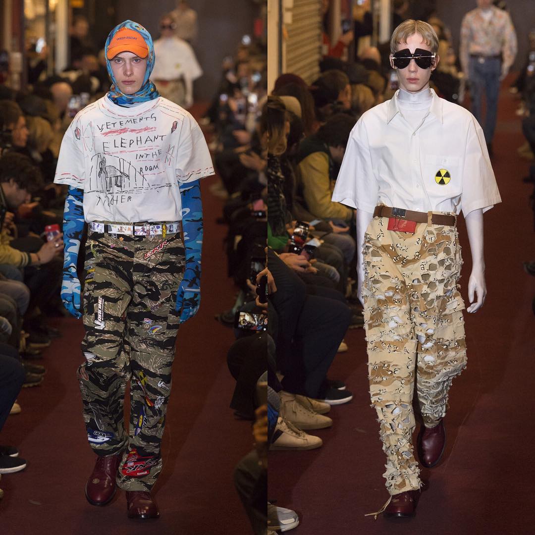Peter S (@peter666sharp) and Ossi (@o.ss.i) for Vetements AW18. Thank you @demnagvasalia and @gvasalia!