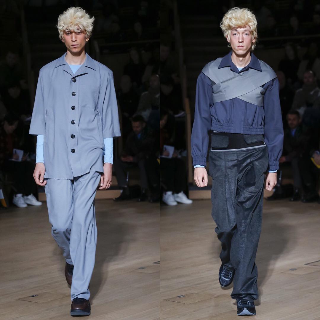 Raad (@raadalgabril) and James W for Kiko Kostadinov AW18. Styling by Stephen Mann. Thank you @arqa_cast!
