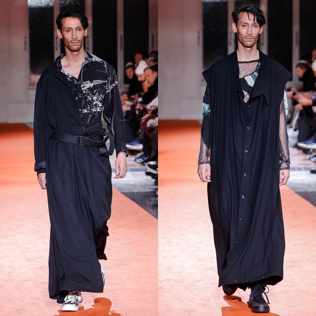 Robert for Yohji Yamamoto AW18. Thank you @castingoffice!