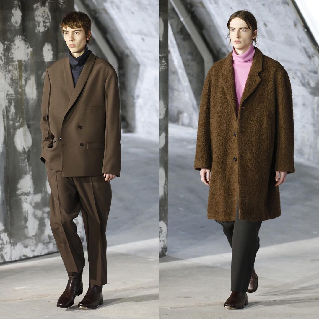 Wim (@yungwimli) and Benno (@bennobulang) for Lemaire AW18. Thank you @sibylledesaintphalle and @paulineflckr!
