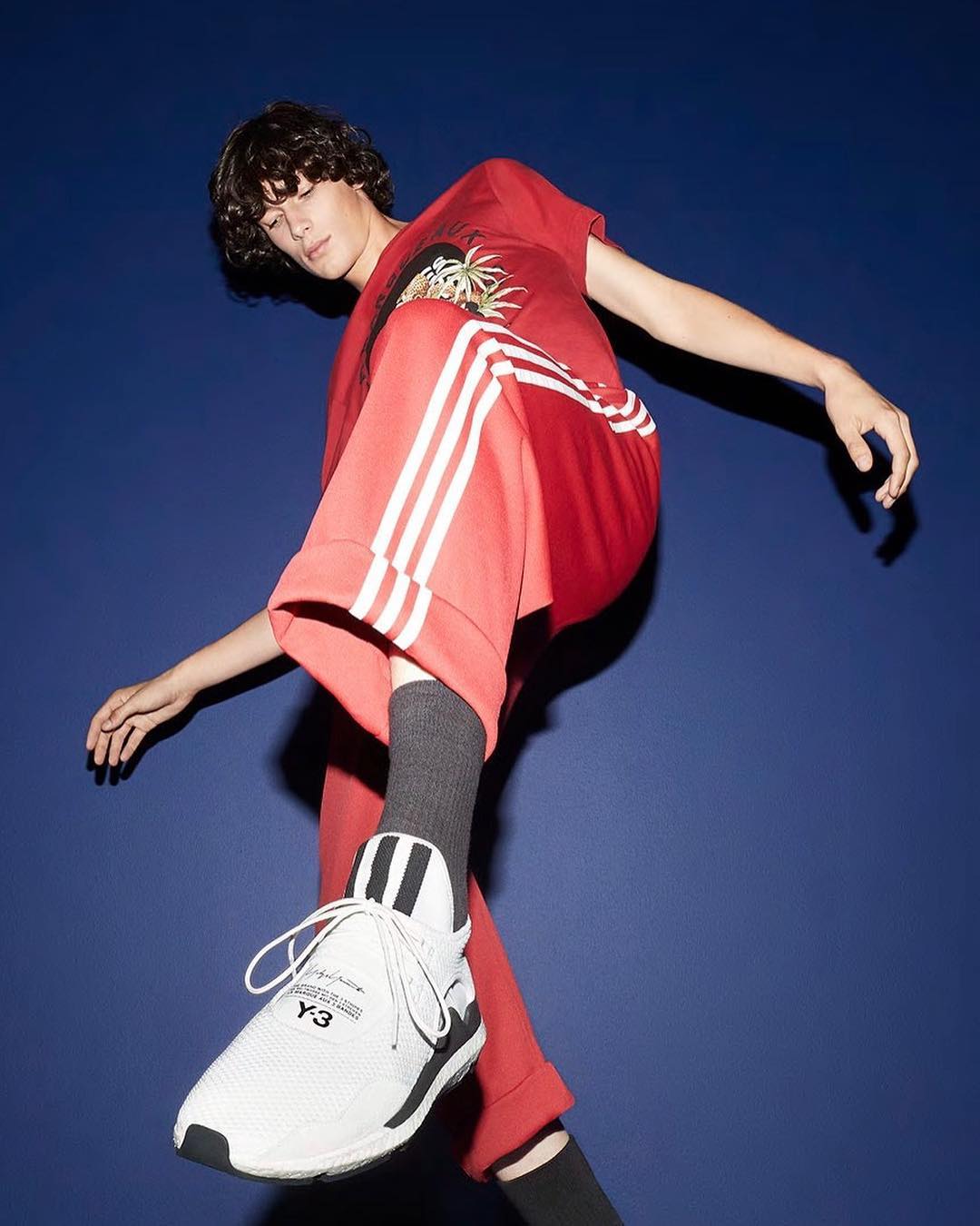 Anton J (@antonjaeger) stars in chapter 2 of Y-3's SS18 campaign. Photography by Alessio Bolzoni and styling by Mauricio Nardi. Hair by Chi Wong and make-up by Zenia Jaeger. Thank you @angusctmunro and @lizgoldson!