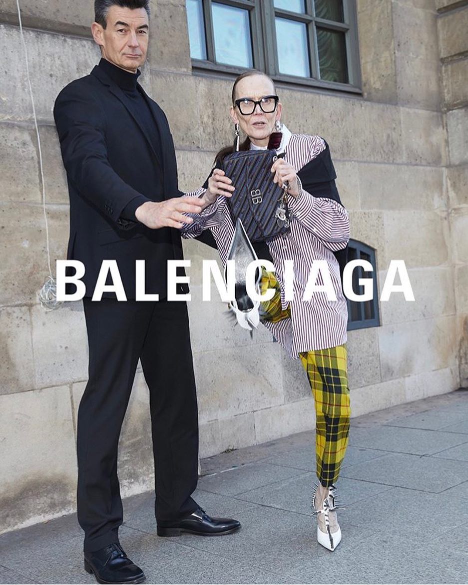 Introducing Marjatta. Here photographed by @bestimage_agency for Balenciaga's SS18 campaign. Styling by Lotta Volkova, hair by Holli Smith and make-up by Inge Grognard.