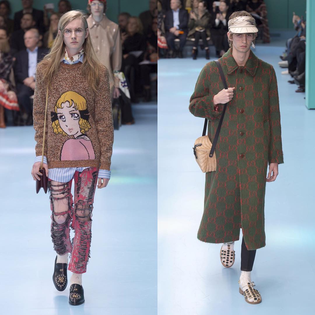 Mads (@mteglers) (exclusive) and Tom A (@tomattonmoore) for Gucci AW18. Thank you @lallo25, @barbaranicolicasting, @leilaanannacasting and @andrea_prato!