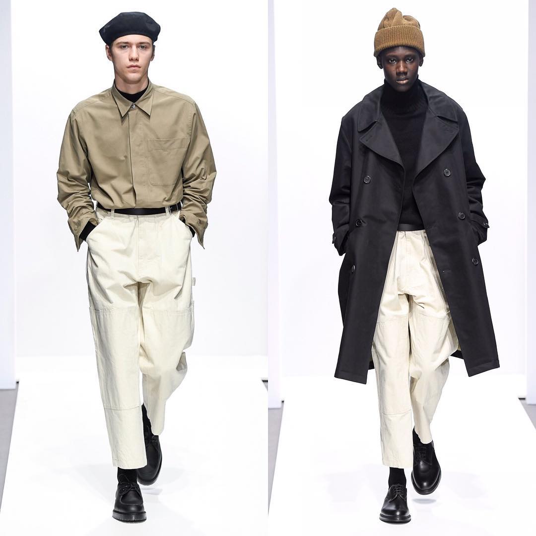 Tom P and Diacaria (@diacaria_k) for Margaret Howell AW18. Styling by Beat Bolliger. Thank you @angusctmunro and @lizgoldson!