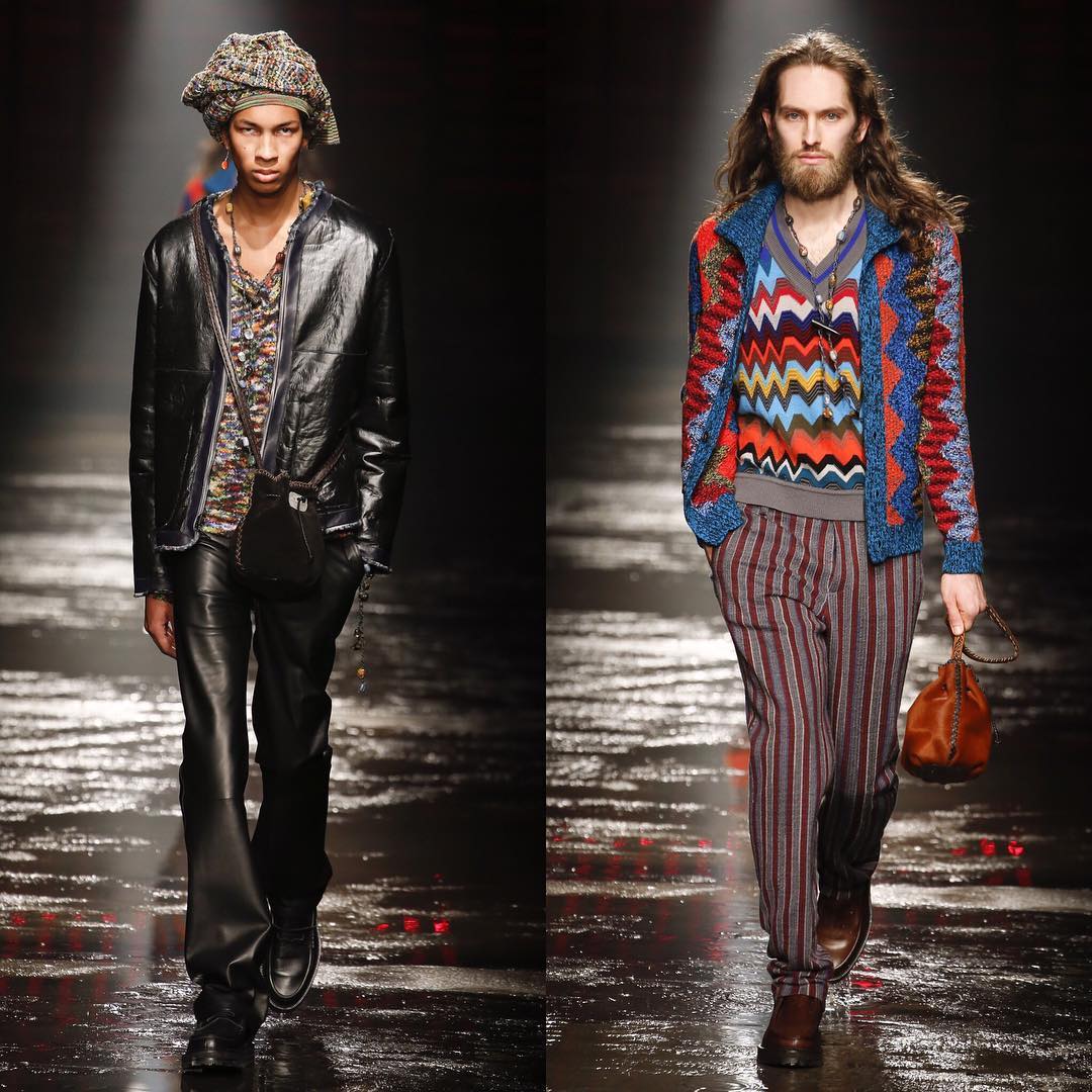 Yannis H (@ynnis.hlme) and Aaron F (debut) for Missoni AW18. Styling by Stephen Mann. Thank you @missbrunello, @pg_dmcasting and @helenaballadino!