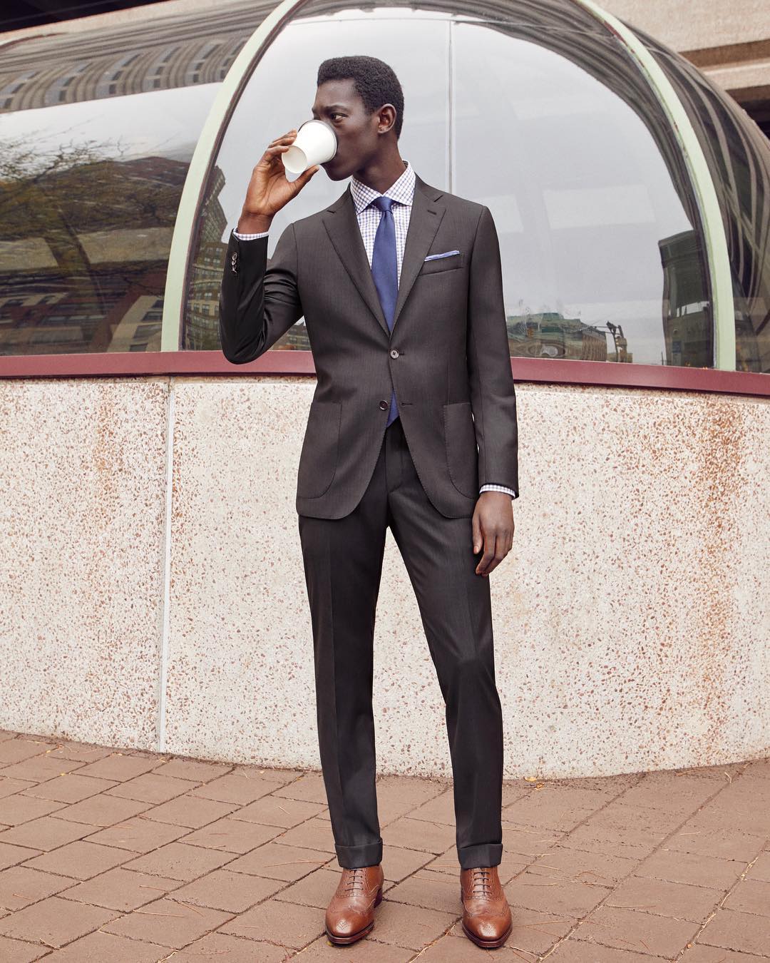 Erwan for Barneys Man Spring 2018. Photography by Thomas Giddings and styling by Julian Ganio. Hair by Tamas Tuzes and make-up by Linda Gradin. Thank you @whigdonsudow, @courtneynotcourt and @gilettios!