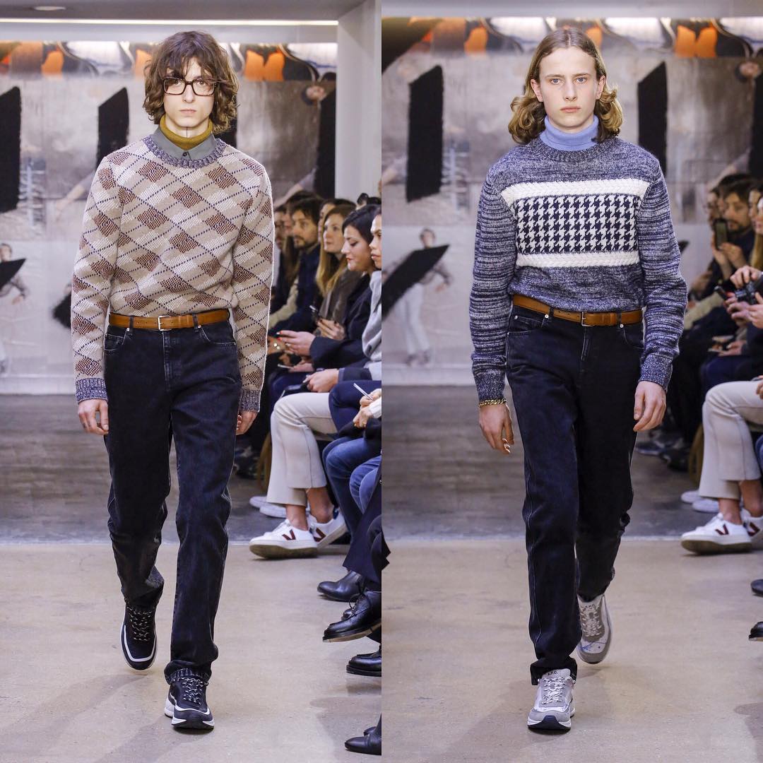 Samuel V (@samlorisnieto) and Peter S (@peter666sharp) for A.P.C. AW18. Styling by Suzanne Koller. Thank you @jeantouitou, @judithtouitou and @sb_cast!
