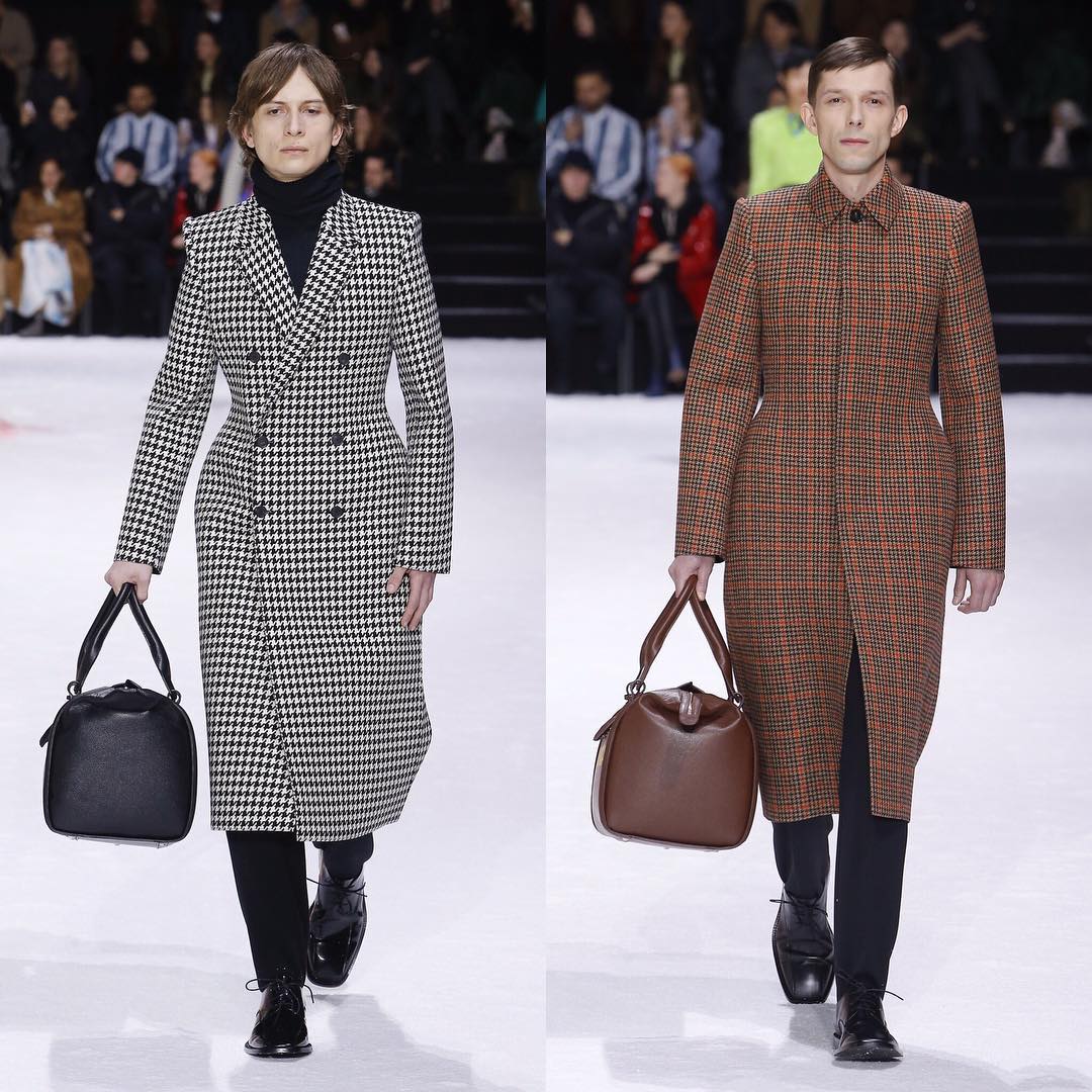 Thilo (@thil.o) and Sebastian for Balenciaga AW18. Hair by Gary Gill and make-up by Inge Grognard. Thank you to @demnagvasalia, @lottavolkova and the whole @balenciaga team!
