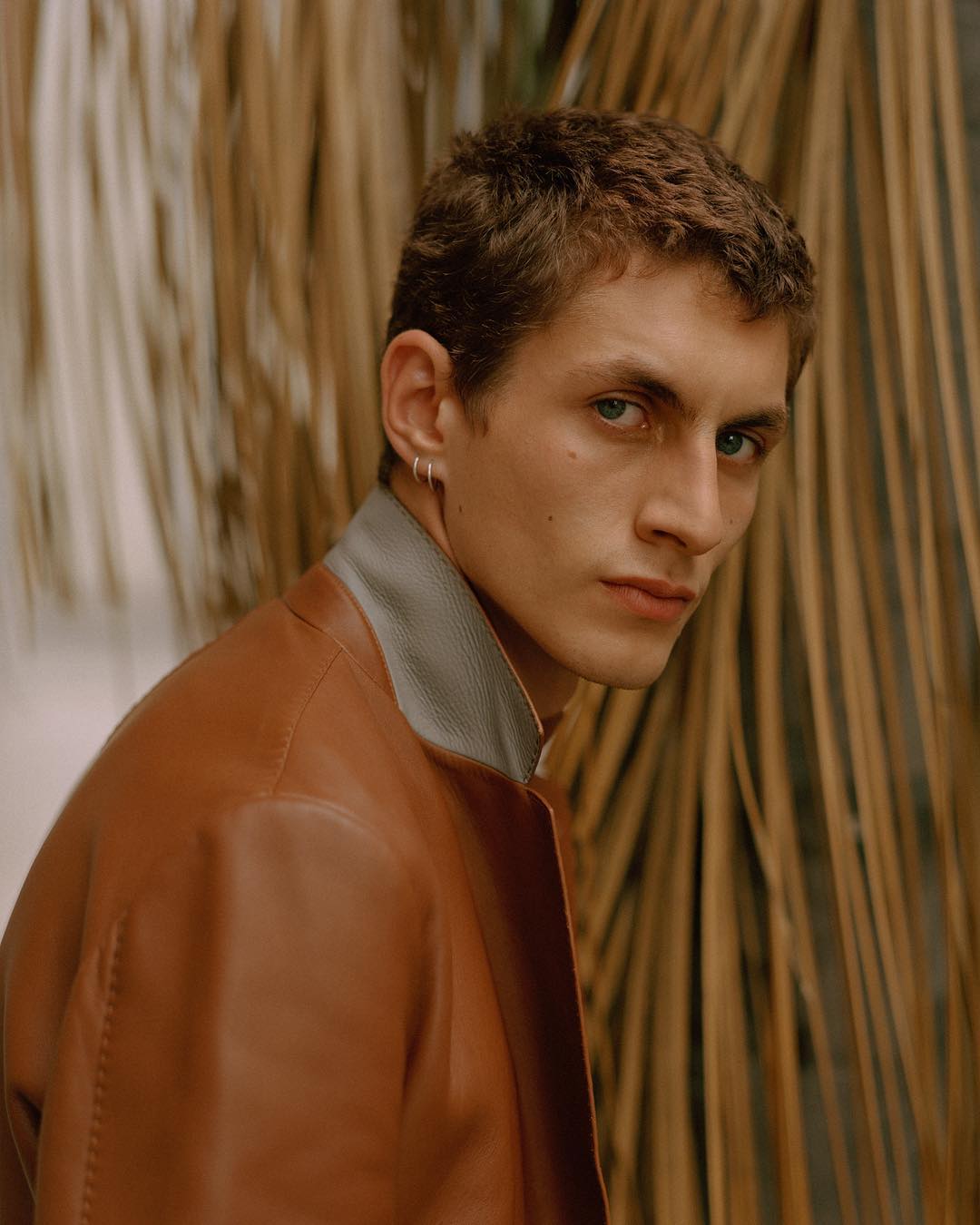 Henry (@henrykitcher) for Berluti SS18 'Made in L.A.'. Photography by Milan Zrnic and styling by Jason Rider. Hair by Ramsell Martinez.
