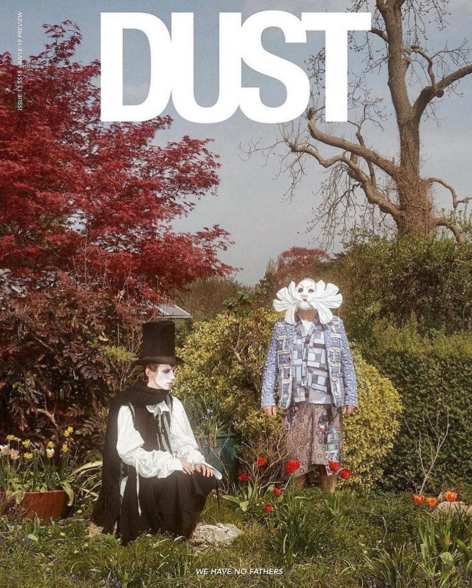 Alex B (@kiruzo) for the cover of Dust Magazine. Photography by Casper Sejersen and styling by Ellie Grace Cumming. Hair by David Harborow and make-up by Laura Dominique. Thank you @fboutayna and @jss_martinelli!