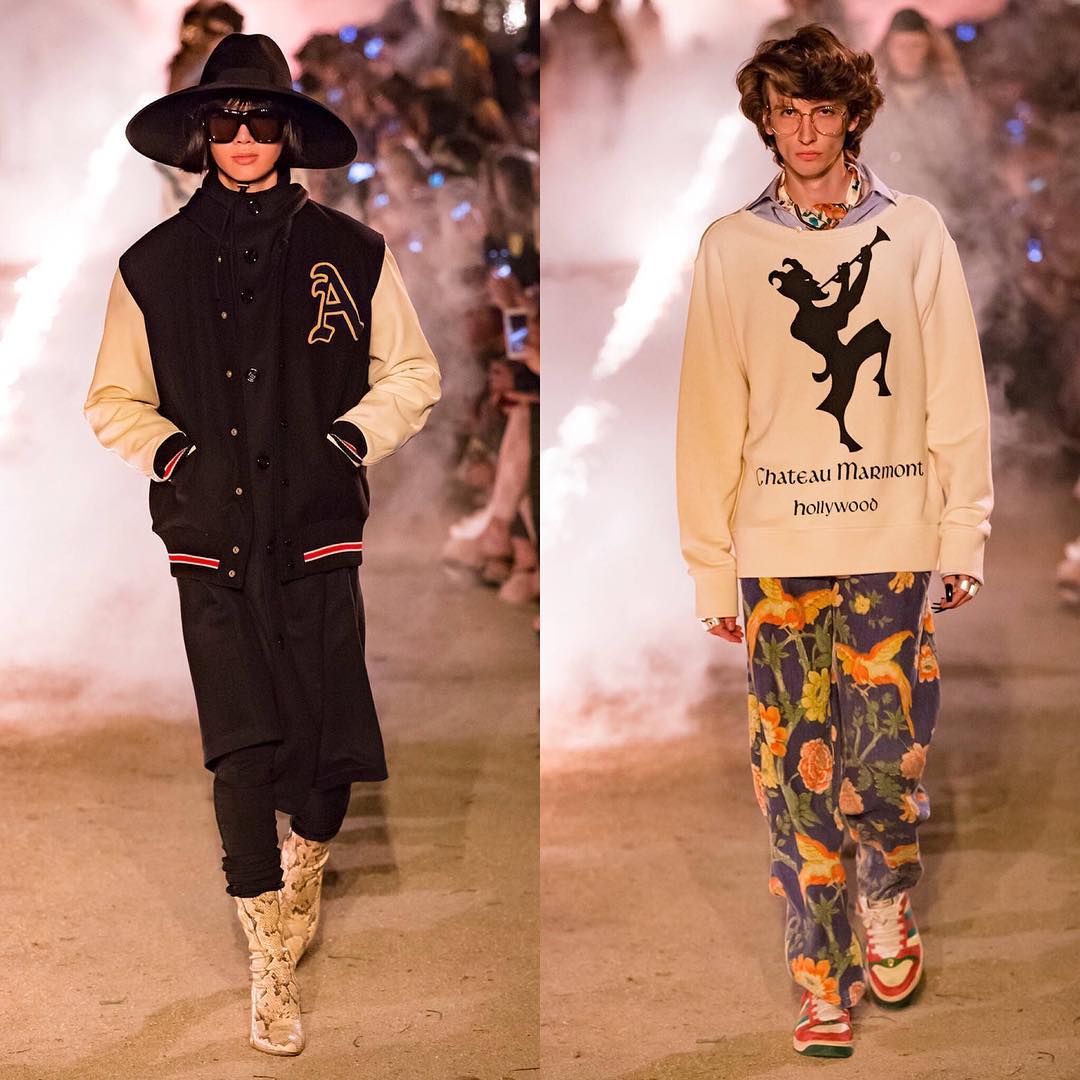 Eun Sang (@eunsang6) and Benno (@bennobulang) for Gucci Cruise 2019. Thank you @lallo25, @barbaranicolicasting, @leilaanannacasting and @maddi_serra!