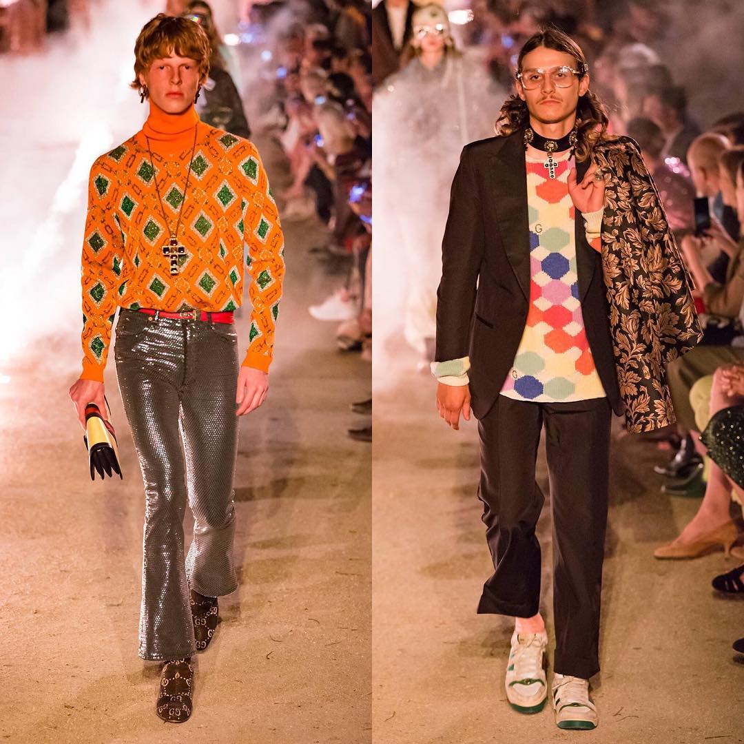 Leon R (@leochrom) (exclusive) and Mathias M (@sauvageonn) for Gucci Cruise 2019. Thank you @lallo25, @barbaranicolicasting, @leilaanannacasting and @maddi_serra!