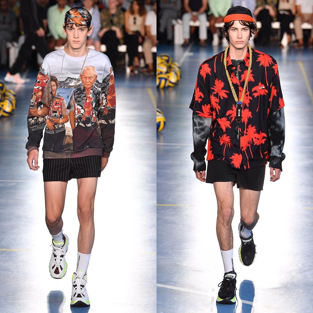 Alexander (@alexbrdy) and Benjamin M (@bennirollbrettfahrer) for MSGM SS19. Styling by Luke Day. Thank you @barbaranicolicasting!