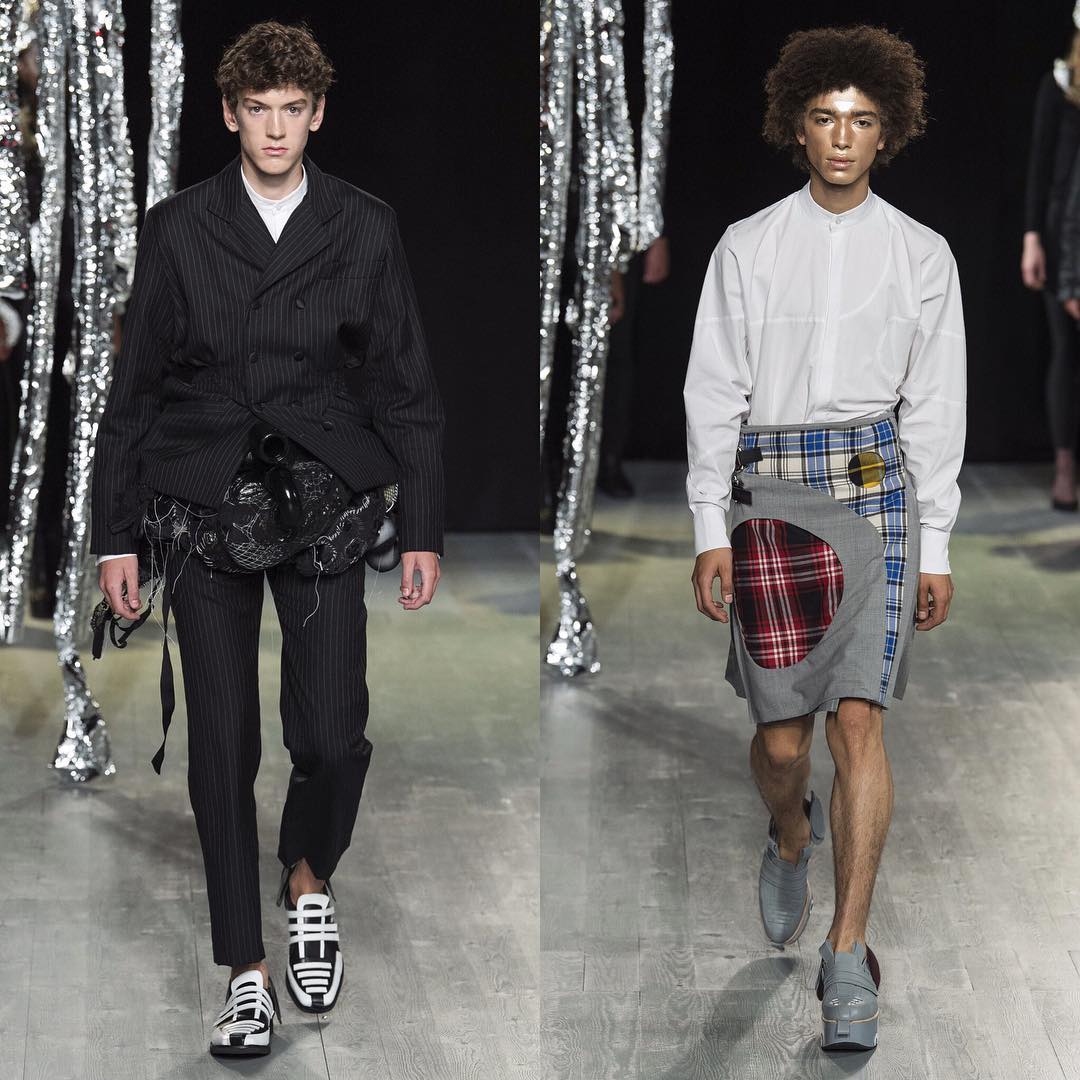 Alexander (@alexbrdy) and Morgan (@mokimokikiss) for Charles Jeffrey Loverboy SS19. Thank you @aamo_casting!
