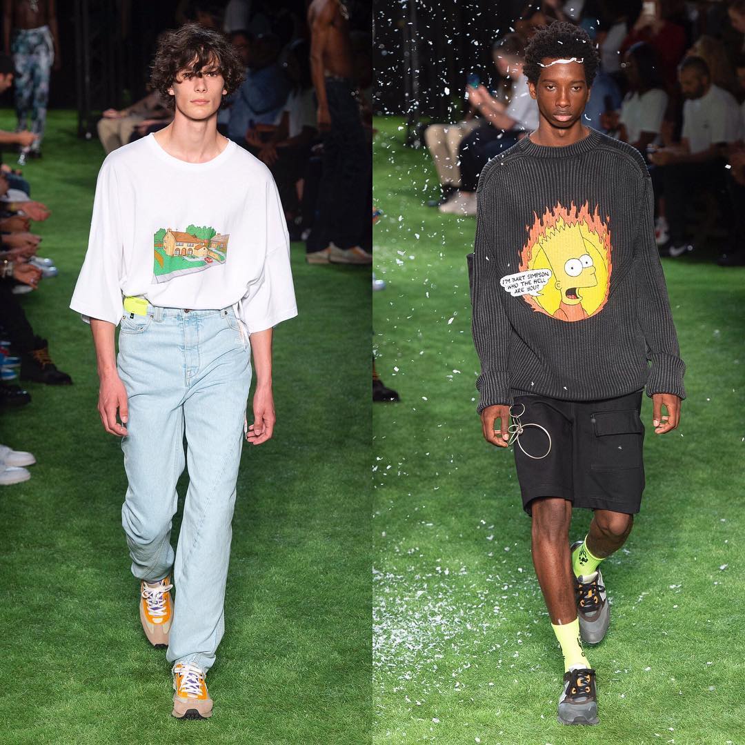 Anton J (@antonjaeger) and Benoit (@bryann_williams) for Off-White SS19. Styling by Stevie Dance. Thank you @virgilabloh and @lizgoldson!