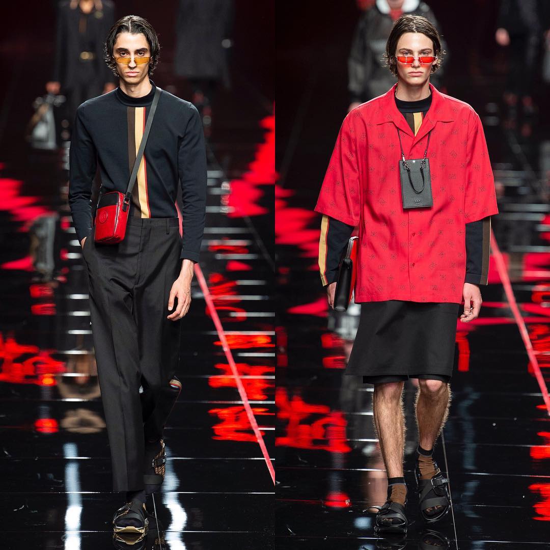 Aramish (@aramishmangi) and Benjamin M (@bennirollbrettfahrer) for Fendi SS19. Styling by Julian Ganio. Thank you @pg_dmcasting, @samuel_ellis and @arthurmejean!