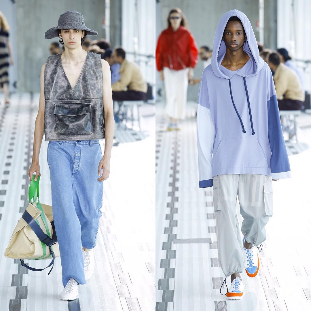 Aramish (@aramishmangi) and Benoit (@bryann_williams) for Sunnei SS19. Thank you @maddeostlie!