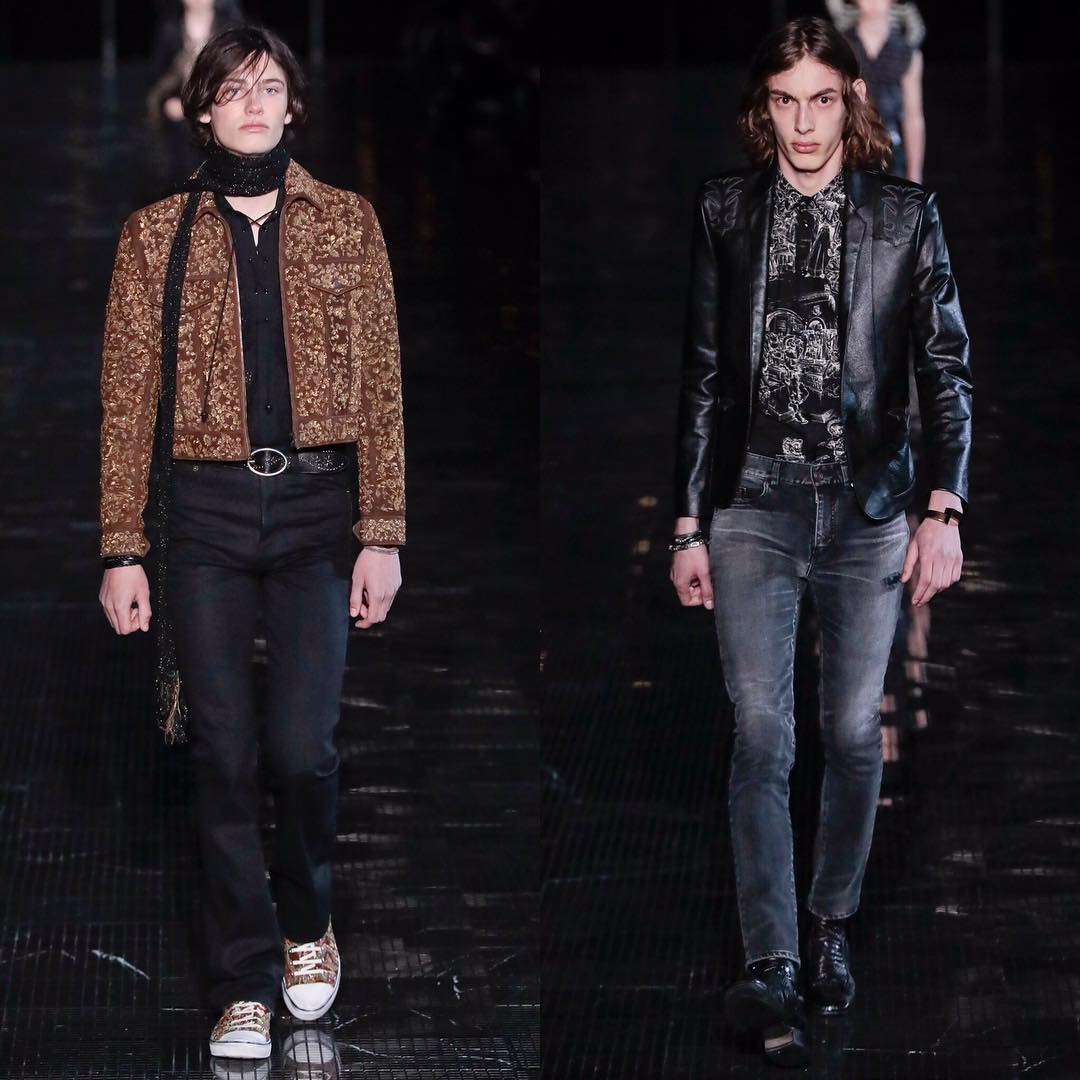 Benjamin M (@bennirollbrettfahrer) and Sebastian P (@st.seppi) for Saint Laurent SS19. Styling by Alastair McKimm. Thank you @anthonyvaccarello and @samuel_ellis!