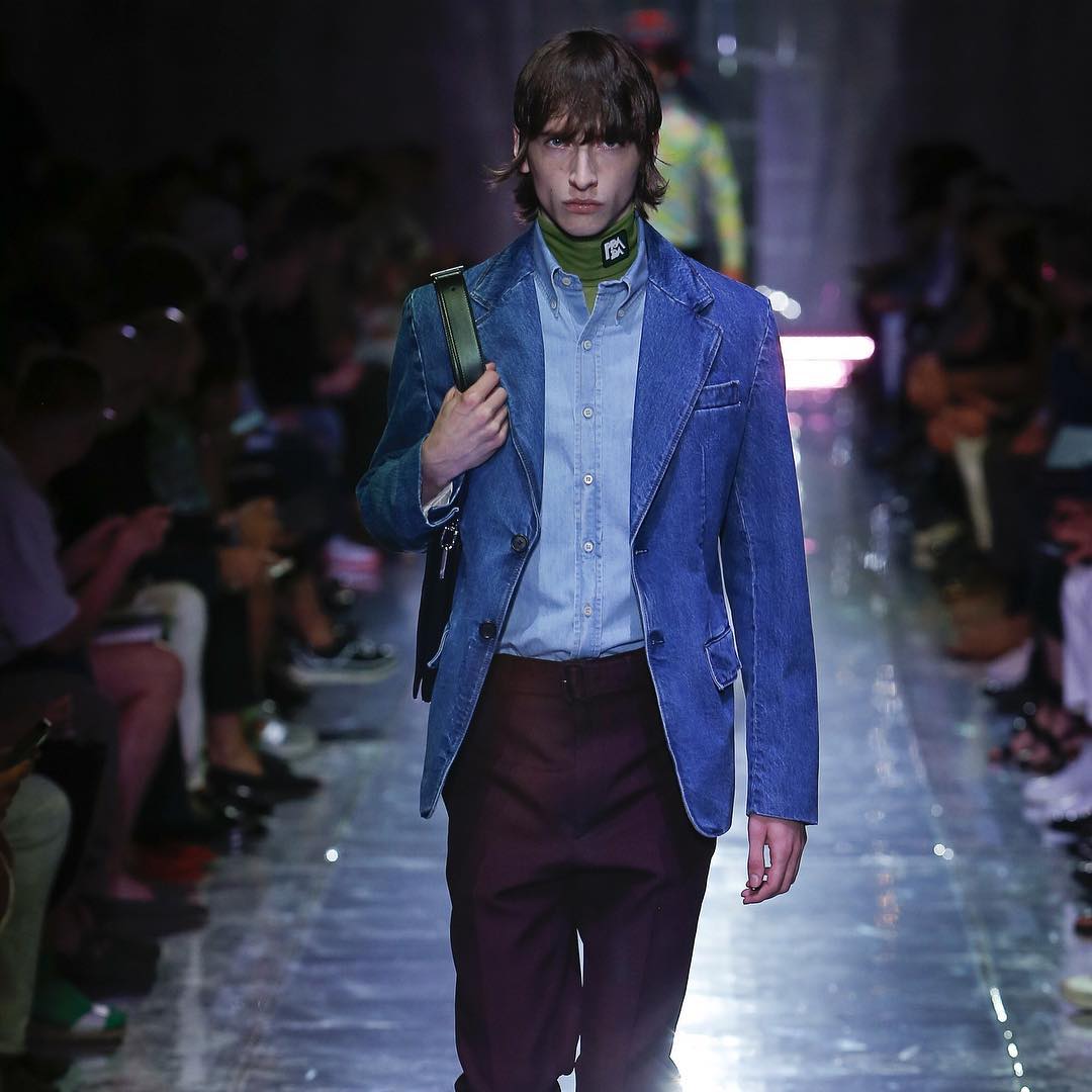 Benno (@bennobulang) for Prada SS19. Styling by Olivier Rizzo. Thank you @ashleybrokaw and @hottattack!