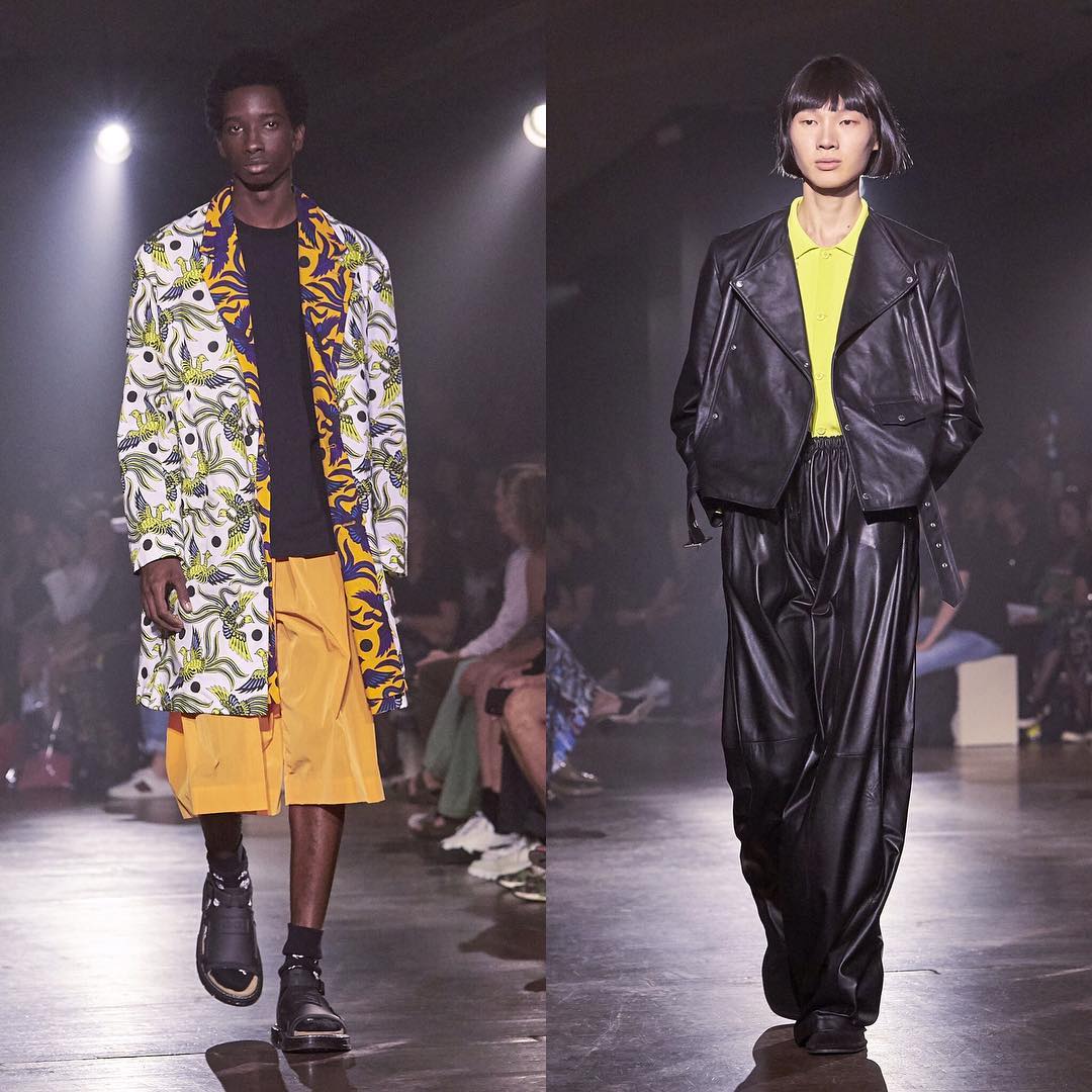 Benoit (@bryann_williams) and Eun Sang (@eunsang6) for Kenzo SS19. Styling by Julian Ganio. Thank you @noahtshelley!