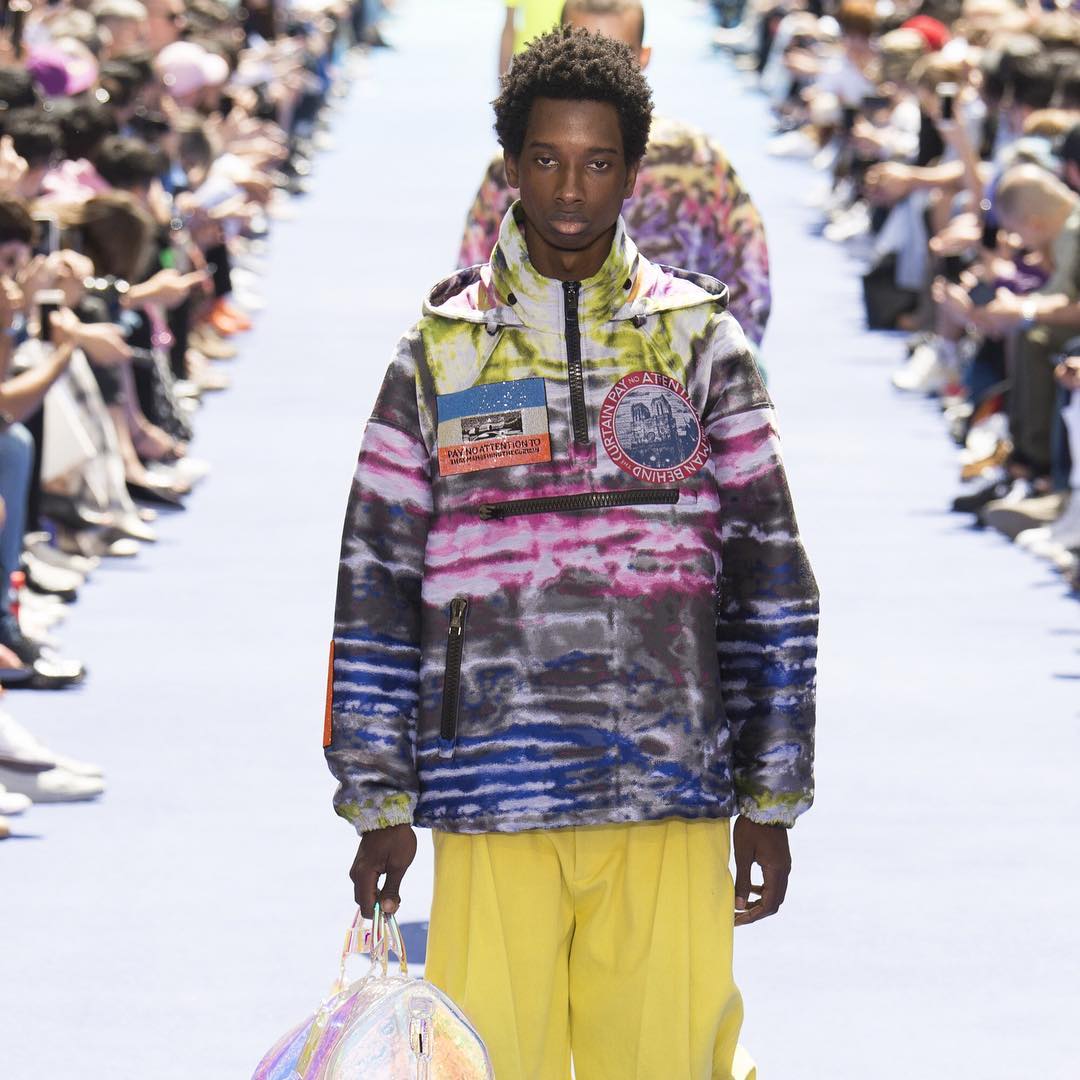 Benoit (@bryann_williams) for Louis Vuitton SS19. Styling by Christine Centenera. Thank you @virgilabloh and @samuel_ellis!