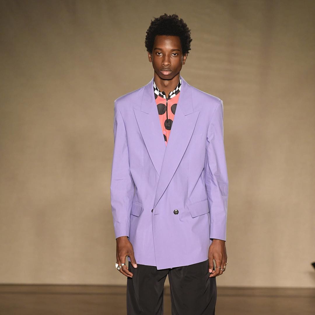 Benoit (@bryann_williams) for Paul Smith SS19. Styling by Max Pearmain. Thank you @barbaranicolicasting!
