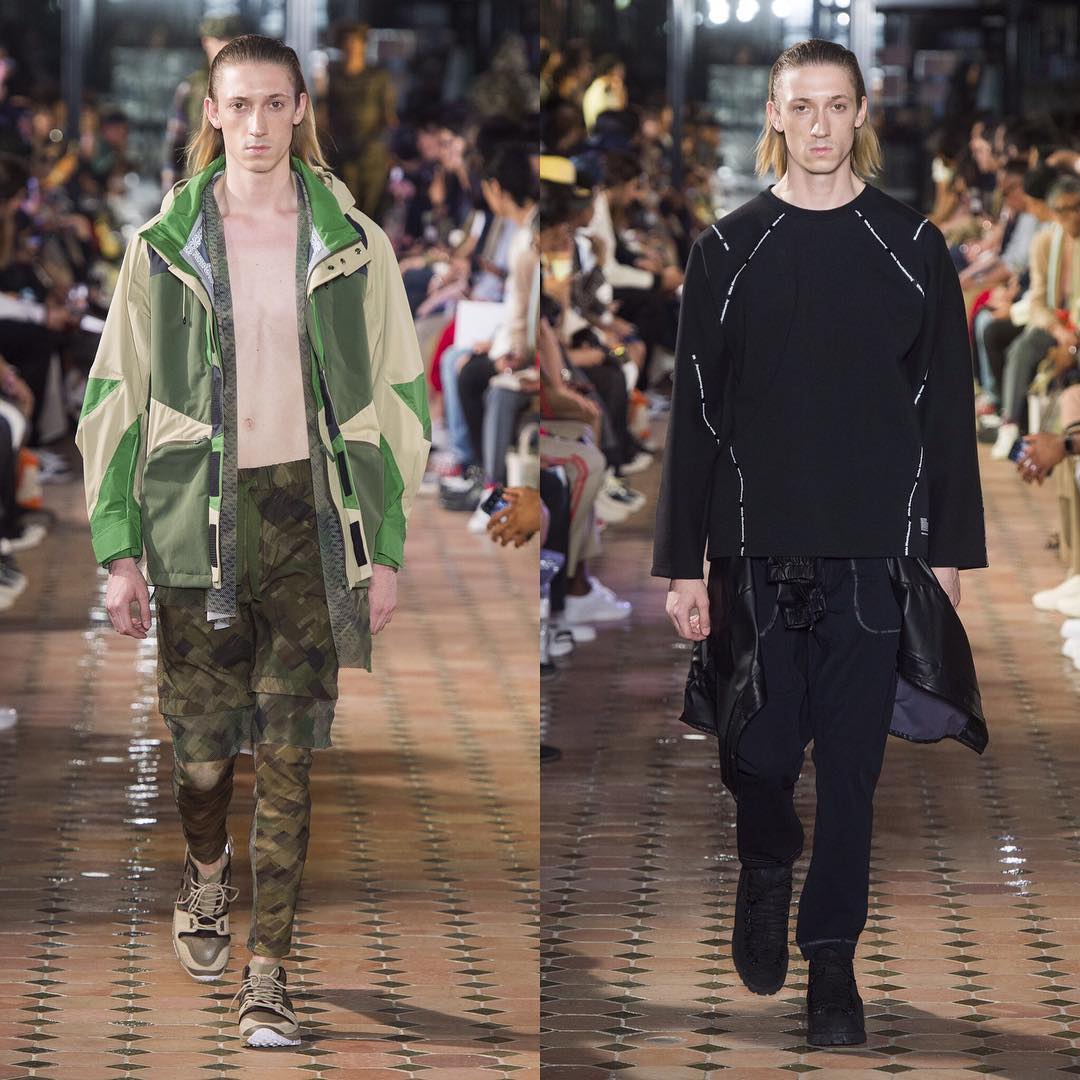 Etienne (@etiennesqrtd) closing White Mountaineering SS19. Thank you @mathildehesse!