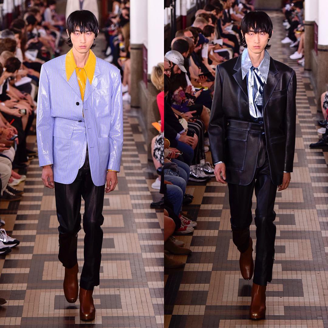 Han Ji (@hannxji) closing Wooyoungmi SS19. Styling by Andrej Skok. Thank you @barbaranicolicasting and @leilaanannacasting!
