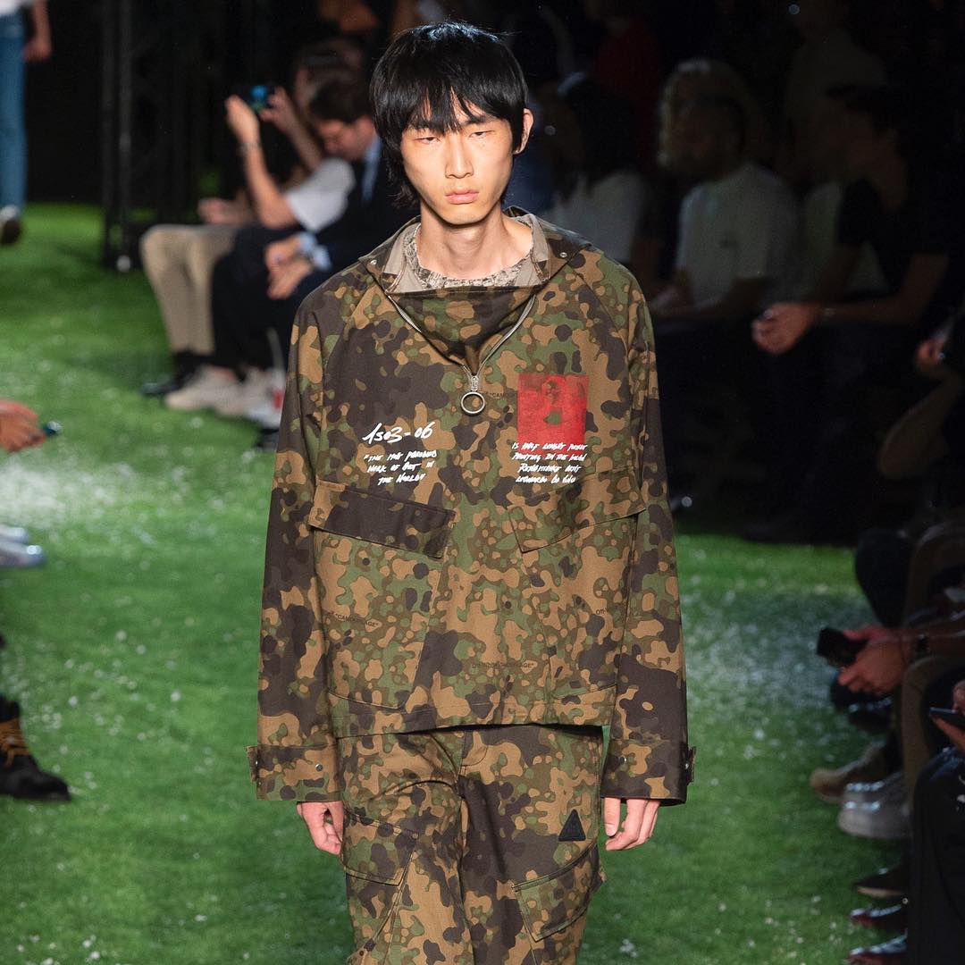 Han Ji (@hannxji) for Off-White SS19. Styling by Stevie Dance. Thank you @virgilabloh and @lizgoldson!