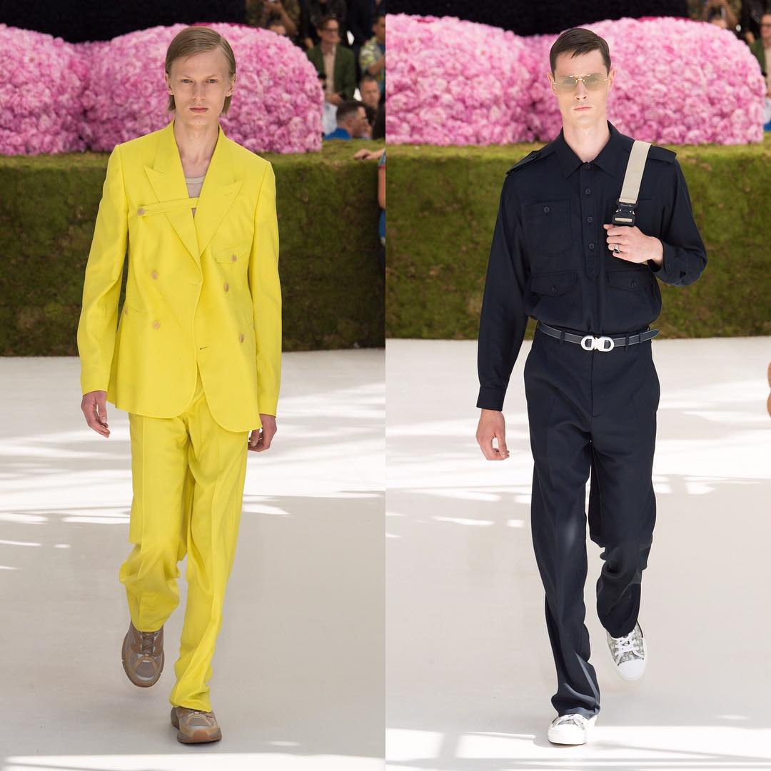 Jonas G (@jonasgloeer) and Andrew W (@andrew_westermann) for Dior Homme SS19. Styling by Melanie Ward. Thank you @mrkimjones and @shelleydurkancasting!