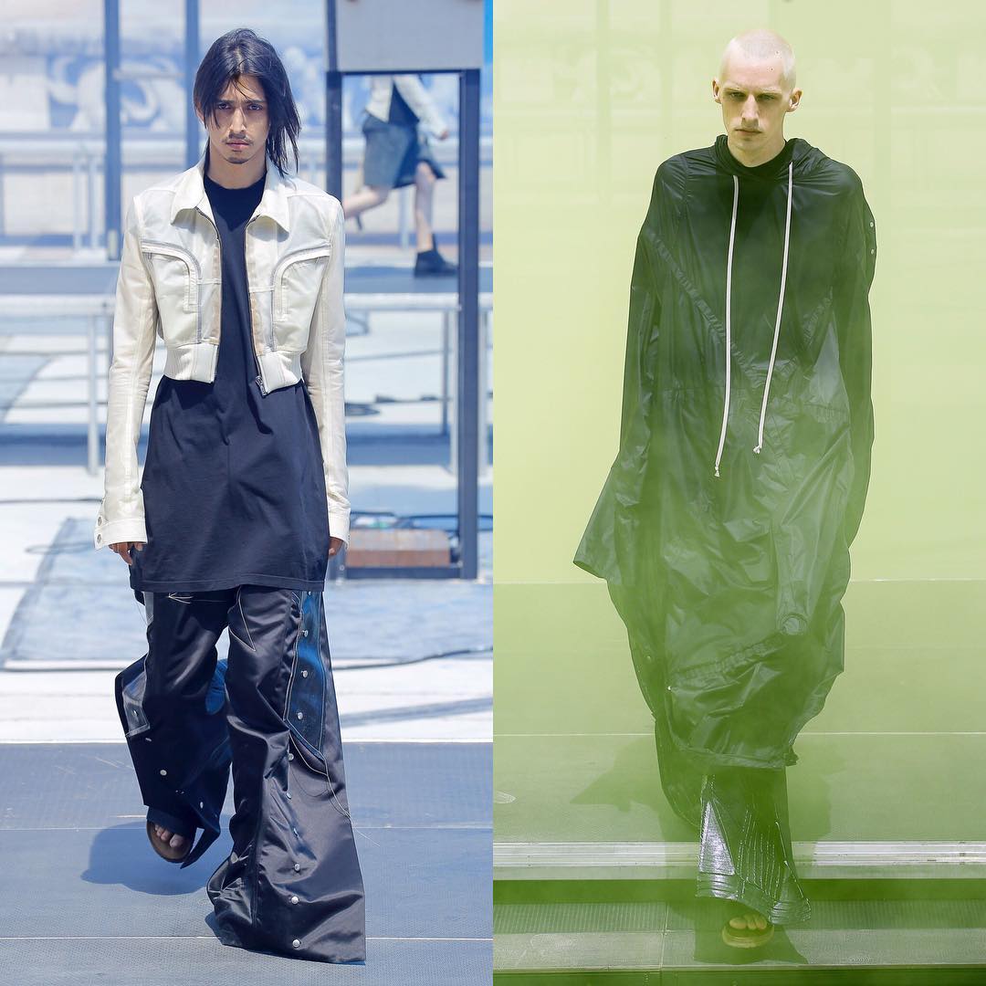 Jude (@jude.fo) and Michele B for Rick Owens SS19. Styling by Panos Yiapanis. Thank you @angusctmunro and @nachumshonn!