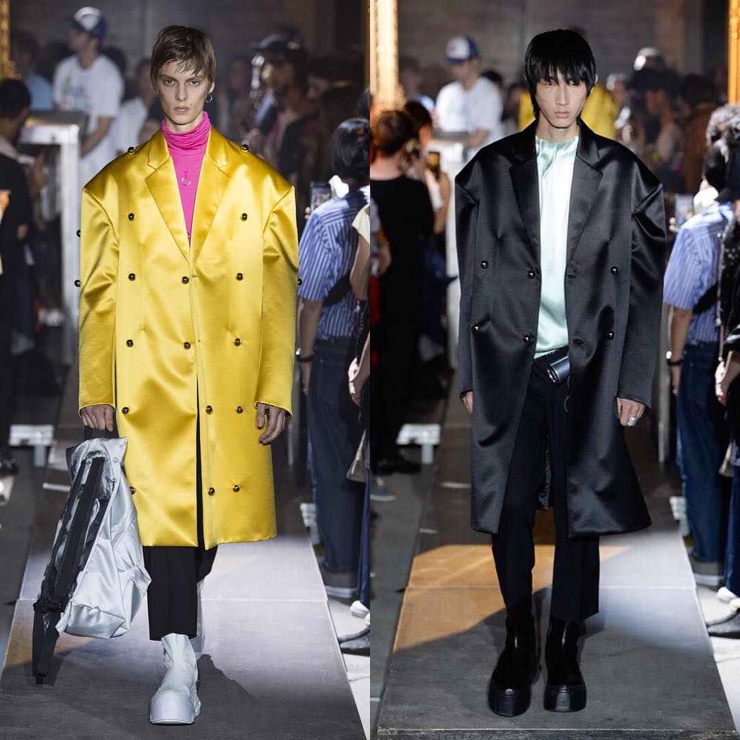 Leon D (@leondame) and Han Ji (@hannxji) for Raf Simons SS19. Thank you @ashleybrokaw!