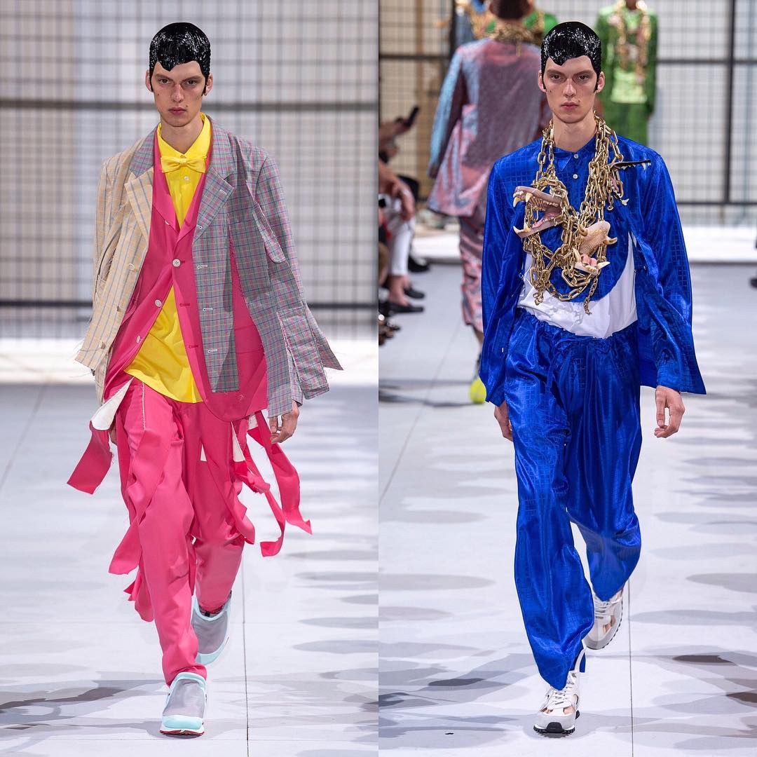 Leon D (@leondame) for Comme des Garçons Homme Plus SS19.