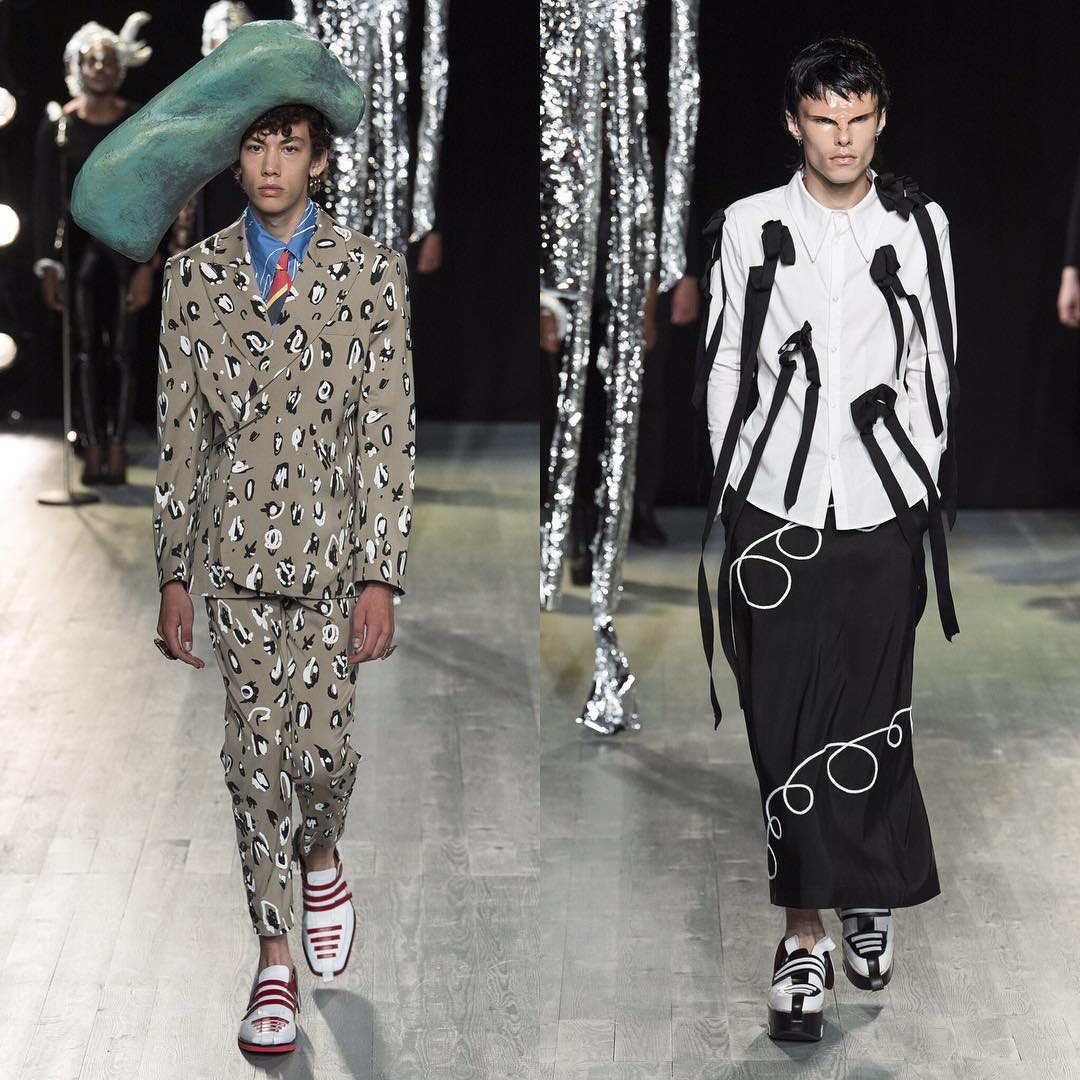 Magnus (@suungam) and Sam (@smknll) for Charles Jeffrey Loverboy SS19. Thank you @aamo_casting!