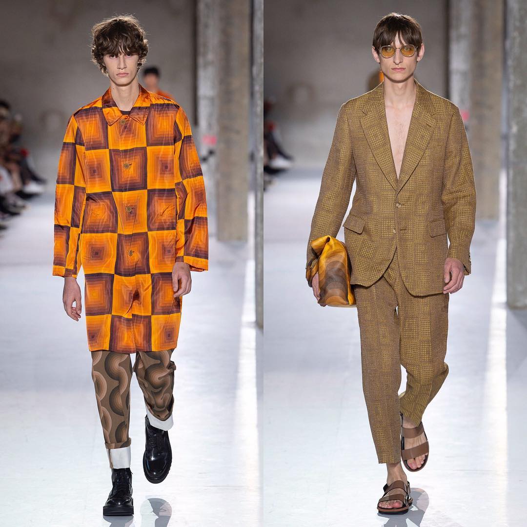 Pavel (@pavel.hhn) and Adrian (@qvardi) for Dries Van Noten SS19. Styling by Nancy Rhode. Thank you @janvh!