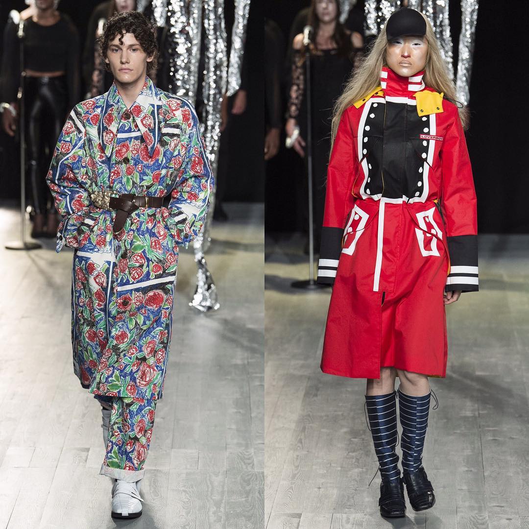 Simon (@simonxjerknerd) and Aoi (@aoi712) for Charles Jeffrey Loverboy SS19. Thank you @aamo_casting!