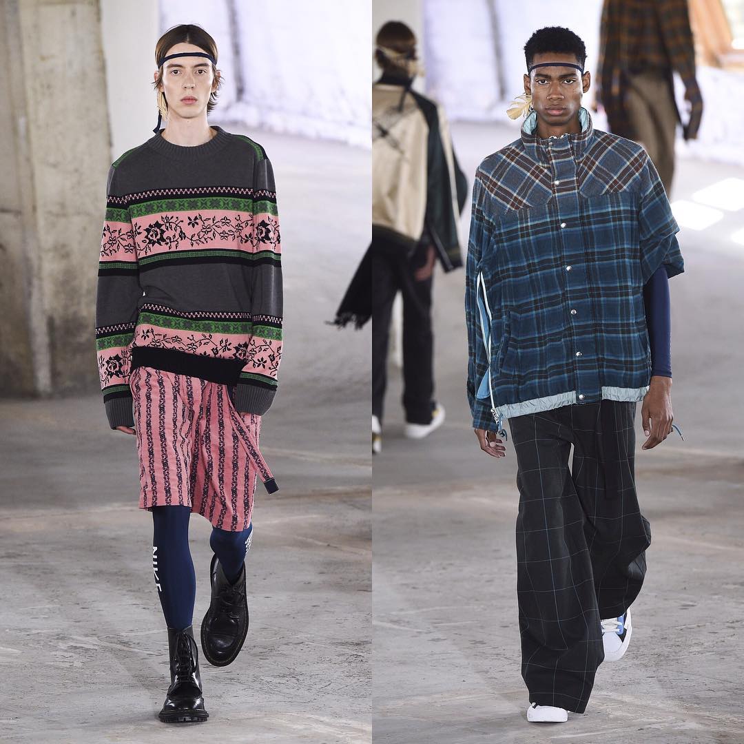 Wim (@yungwimli) and Keiron (@kcaynes) for Sacai SS19. Styling by Karl Templer. Thank you @emperor.lee!