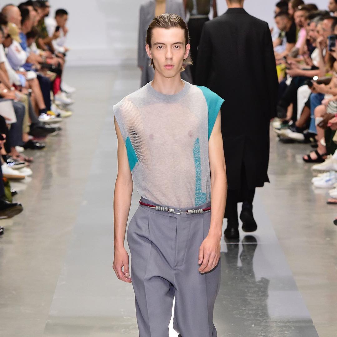 Wim (@yungwimli) for OAMC SS19. Styling by Bridie Gilbert. Thank you @lukemeier16 and @arqa_cast!