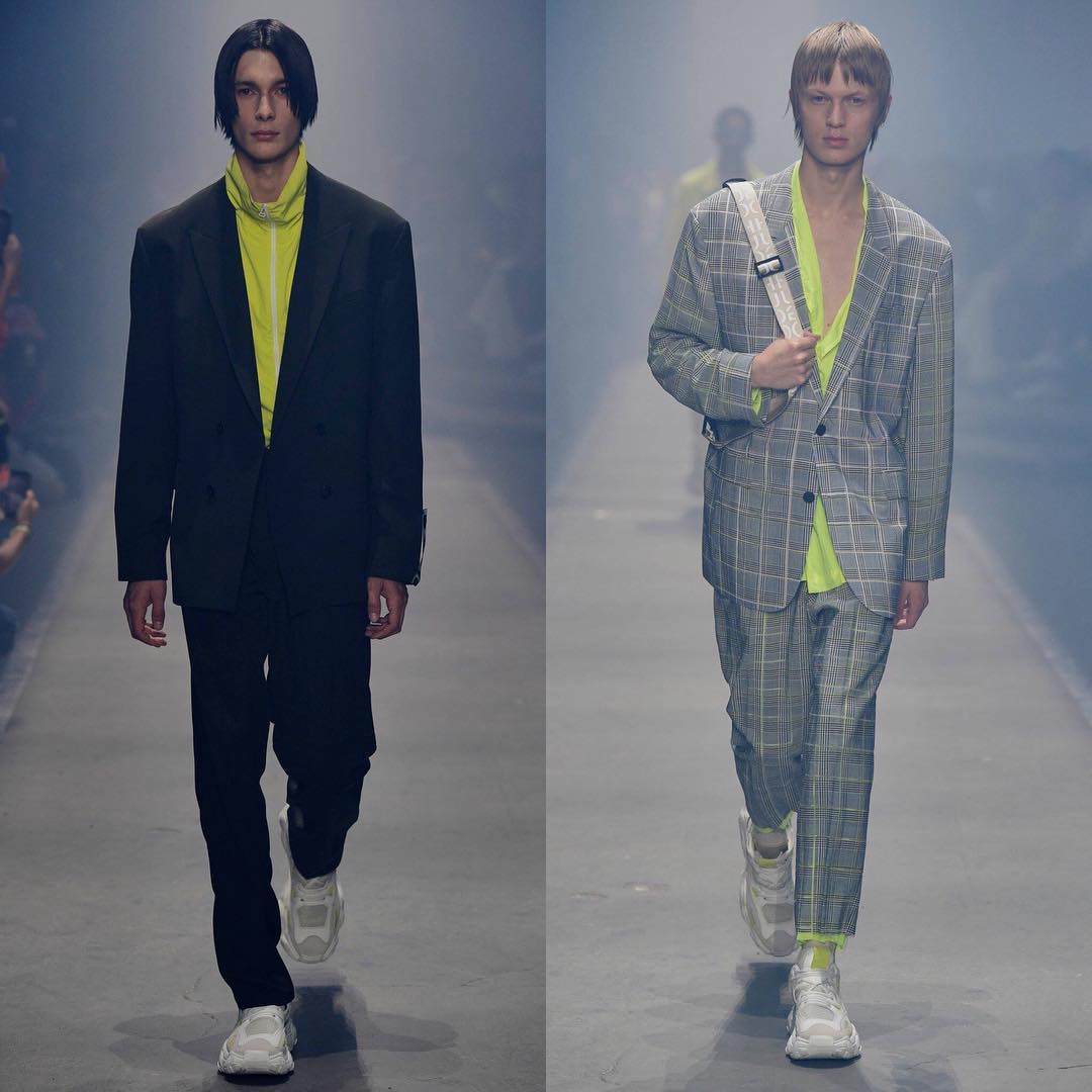 Anton J (@antonjaeger) and Jonas G (@jonasgloeer) for HUGO SS19. Styling by Tom Van Dorpe. Thank you @bart_de_backer and @stephandimu!