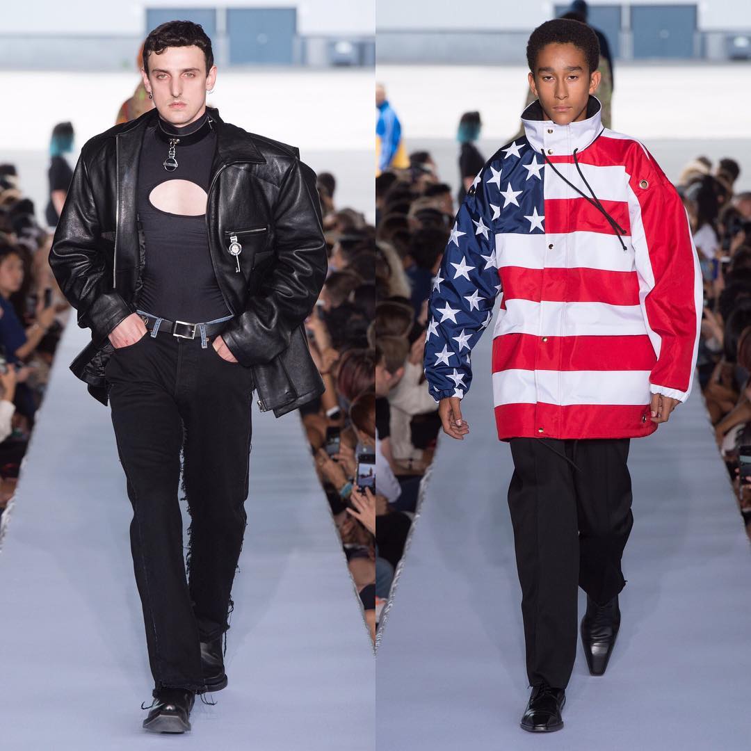 Ben S (@benkschofield) and York (@york_jun) for Vetements SS19. Hair by Gary Gill and make-up by Inge Grognard.