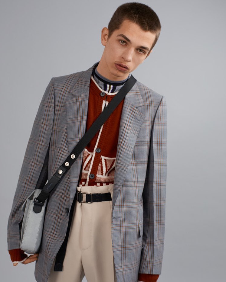 Lupo (@lupodanslamatrix) for Lanvin Pre-Spring 2019. Photography by Leon Mark and styling by Sarah Richardson. Grooming by Nina Haverkamp.