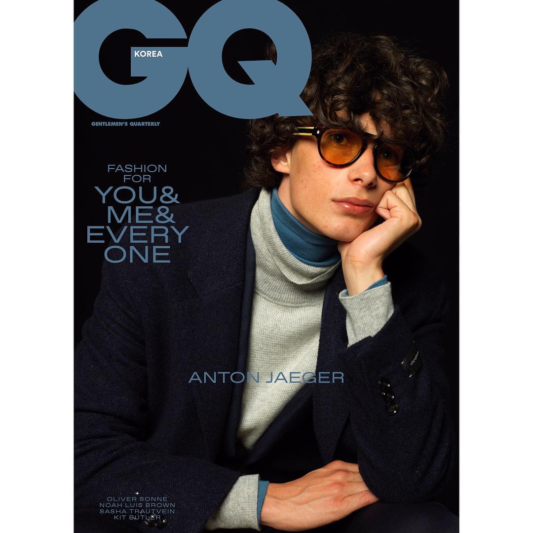 Anton J (@antonjaeger) for GQ Korea. Photography by Moke Najung and styling by Nana Park. Grooming by Lee So Yeon.